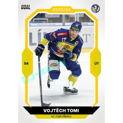 2023/24 Goal cards Chance Liga 1. série #112 Vojtěch Tomi EXPO Perleť 1of6