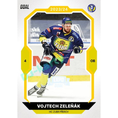 2023/24 Goal cards Chance Liga 1. série #101 Vojtech Zeleňák EXPO Perleť 1of6