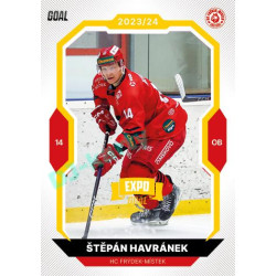 2023/24 Goal cards Chance Liga 1. série #116 Štěpán Havránek EXPO Bronze 1of6