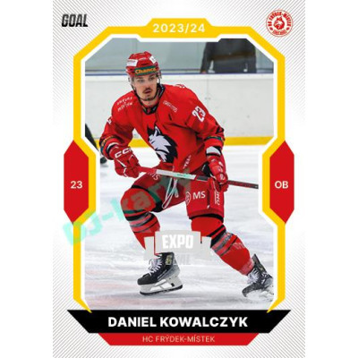 2023/24 Goal cards Chance Liga 1. série #117 Daniel Kowalczyk EXPO Silver 1of6