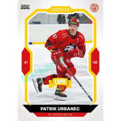 2023/24 Goal cards Chance Liga 1. série #119 Patrik Urbanec EXPO Bronze 1of6