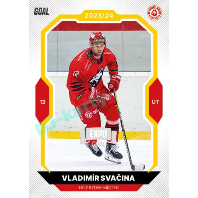 2023/24 Goal cards Chance Liga 1. série #120 Vladimír Svačina EXPO Silver 1of6