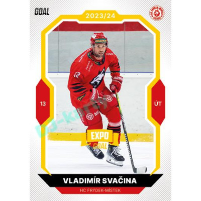 2023/24 Goal cards Chance Liga 1. série #120 Vladimír Svačina EXPO Bronze 1of6