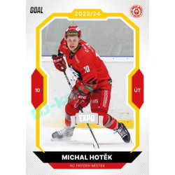 2023/24 Goal cards Chance Liga 1. série #122 Michal Hotěk EXPO Silver 1of6