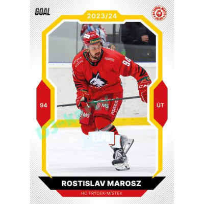 2023/24 Goal cards Chance Liga 1. série #124 Rostislav Marosz EXPO Perleť 1of6
