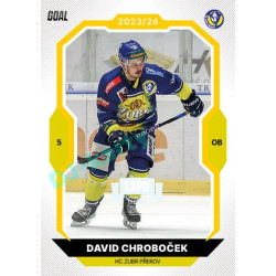 2023/24 Goal cards Chance Liga 1. série #102 David Chroboček EXPO Perleť 1of6