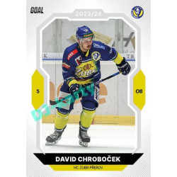2023/24 Goal cards Chance Liga 1. série #102 David Chroboček