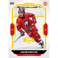 2023/24 Goal cards Chance Liga 1. série #125 Jakub Doktor EXPO Bronze 1of6