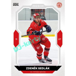 2023/24 Goal cards Chance Liga 1. série #126 Zdeněk Sedlák