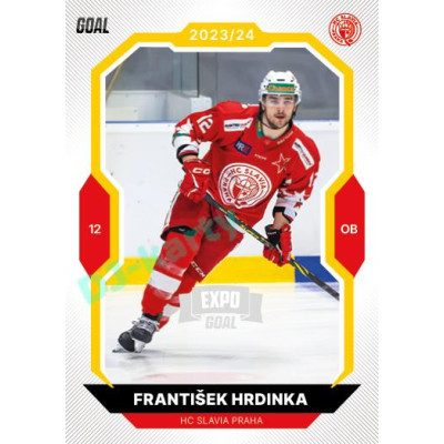 2023/24 Goal cards Chance Liga 1. série #131 František Hrdinka EXPO Silver 1of6
