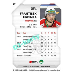 2023/24 Goal cards Chance Liga 1. série #131 František Hrdinka