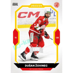 2023/24 Goal cards Chance Liga 1. série #132 Dušan Žovinec EXPO Silver 1of6