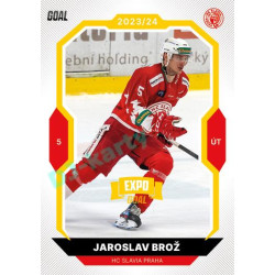 2023/24 Goal cards Chance Liga 1. série #134 Jaroslav Brož EXPO Bronze 1of6