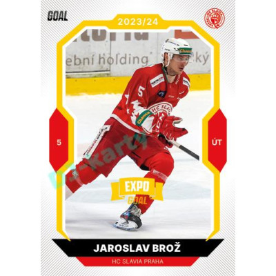 2023/24 Goal cards Chance Liga 1. série #134 Jaroslav Brož EXPO Bronze 1of6
