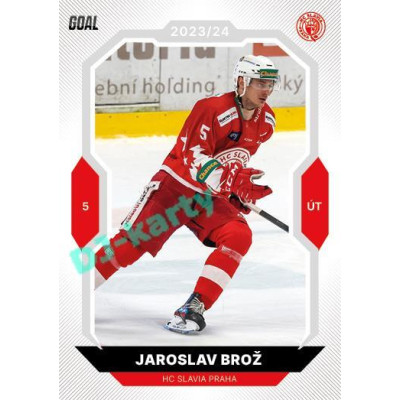 2023/24 Goal cards Chance Liga 1. série #134 Jaroslav Brož