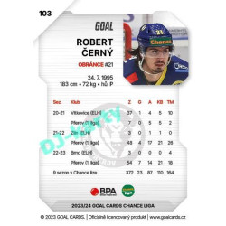 2023/24 Goal cards Chance Liga 1. série #103 Robert Černý
