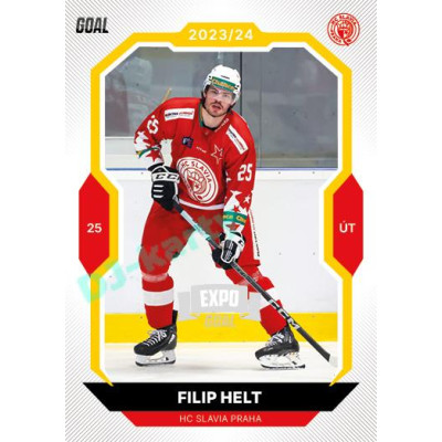 2023/24 Goal cards Chance Liga 1. série #136 Filip Helt EXPO Silver 1of6