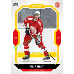 2023/24 Goal cards Chance Liga 1. série #136 Filip Helt EXPO Perleť 1of6