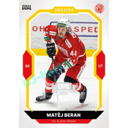 2023/24 Goal cards Chance Liga 1. série #138 Matěj Beran EXPO Silver 1of6