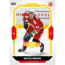 2023/24 Goal cards Chance Liga 1. série #138 Matěj Beran EXPO Bronze 1of6