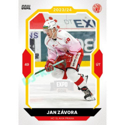 2023/24 Goal cards Chance Liga 1. série #139 Jan Závora EXPO Silver 1of6