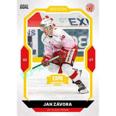 2023/24 Goal cards Chance Liga 1. série #139 Jan Závora EXPO Bronze 1of6