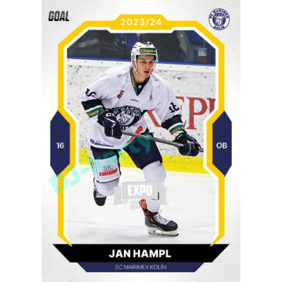 2023/24 Goal cards Chance Liga 1. série #144 Jan Hampl EXPO Silver 1of6