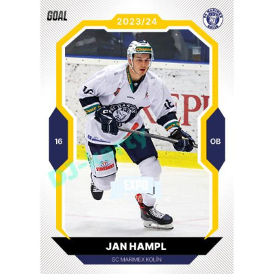 2023/24 Goal cards Chance Liga 1. série #144 Jan Hampl EXPO Perleť 1of6
