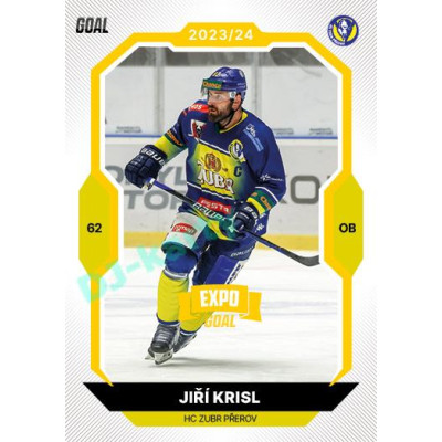 2023/24 Goal cards Chance Liga 1. série #104 Jiří Krisl EXPO Bronze 1of6