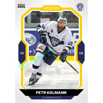2023/24 Goal cards Chance Liga 1. série #147 Petr Kolmann EXPO Silver 1of6
