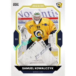 2023/24 Goal cards Chance Liga 2. série #201 Samuel Kowalczyk Gold 1of20