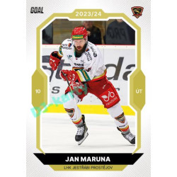 2023/24 Goal cards Chance Liga 2. série #258 Jan Maruna Gold 1of20