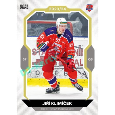2023/24 Goal cards Chance Liga 2. série #261 Jiří Klimíček Gold 1of20