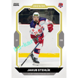 2023/24 Goal cards Chance Liga 2. série #264 Jakub Stehlík Gold 1of20