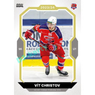 2023/24 Goal cards Chance Liga 2. série #265 Vít Christov Gold 1of20