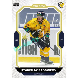 2023/24 Goal cards Chance Liga 2. série #207 Stanislav Sadovikov Gold 1of20