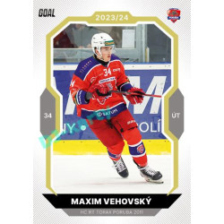 2023/24 Goal cards Chance Liga 2. série #266 Maxim Vehovský Gold 1of20