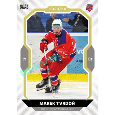 2023/24 Goal cards Chance Liga 2. série #269 Marek Tvrdoň Gold 1of20