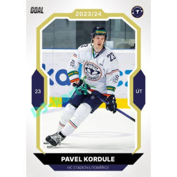 2023/24 Goal cards Chance Liga 2. série #276 Pavel Kordule Gold 1of20