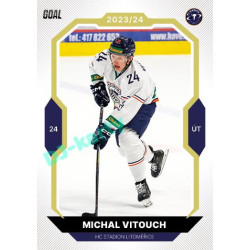2023/24 Goal cards Chance Liga 2. série #277 Michal Vitouch Gold 1of20