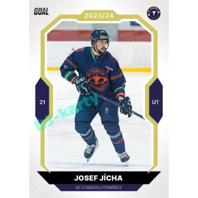 2023/24 Goal cards Chance Liga 2. série #283 Josef Jícha Gold 1of20