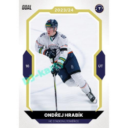 2023/24 Goal cards Chance Liga 2. série #284 Ondřej Hrabík Gold 1of20