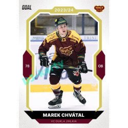 2023/24 Goal cards Chance Liga 2. série #288 Marek Chvátal Gold 1of20