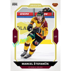 2023/24 Goal cards Chance Liga 2. série #290 Marcel Štefančík Gold 1of20