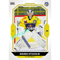 2023/24 Goal cards Chance Liga 2. série #299 Marek Stuchlík Gold 1of20