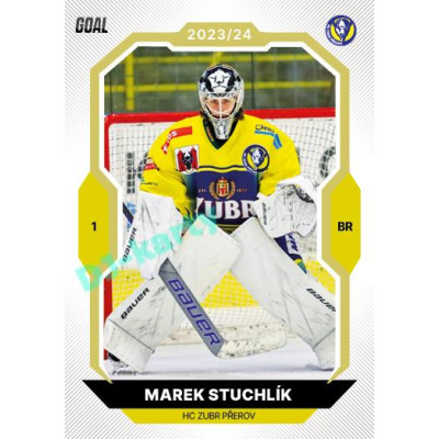 2023/24 Goal cards Chance Liga 2. série #299 Marek Stuchlík Gold 1of20