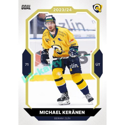 2023/24 Goal cards Chance Liga 2. série #212 Michael Karänen Gold 1of20