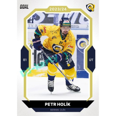 2023/24 Goal cards Chance Liga 2. série #215 Petr Holík Gold 1of20
