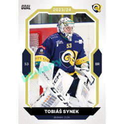 2023/24 Goal cards Chance Liga 2. série #202 Tobiáš Synek Gold 1of20