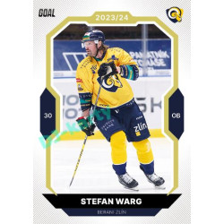 2023/24 Goal cards Chance Liga 2. série #203 Stefan Warg Gold 1of20